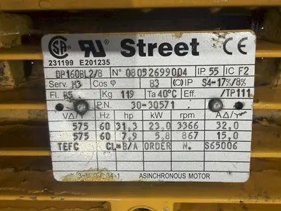 25 TON STREET OVERHEAD CRANE CABLE HOIST, NEW 2008: YOBRO #24830