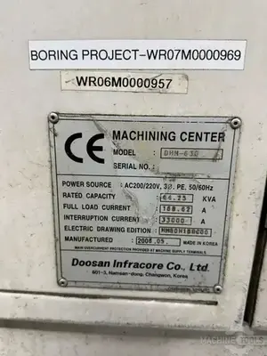 USED 2006 DAEWOO DHM 630