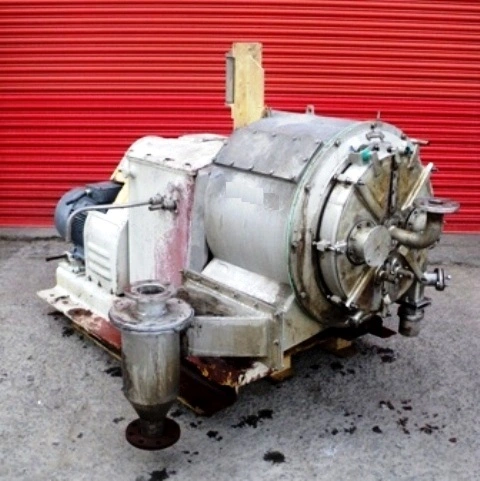 (3) Krauss-Maffei SZ 50 2-stage pusher centrifuges, 316SS.