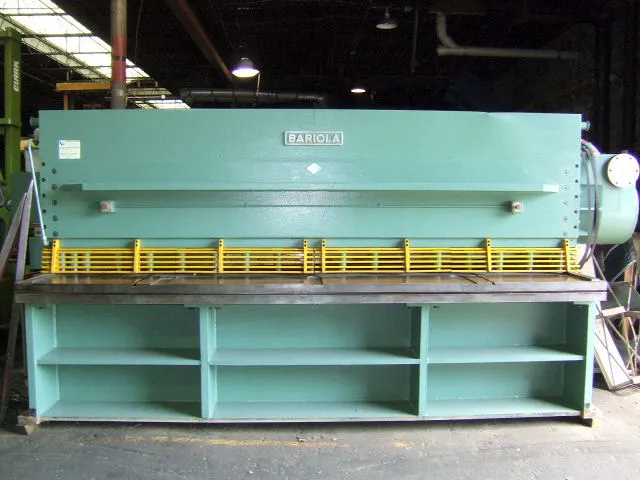 Used BARIOLA CB 29 LS - 144" X 3/8" Sheet Metal Shears Minnesota US | INTER-PLANT SALES #343927