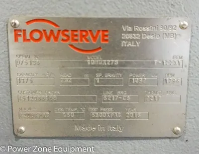 NEW FLOWSERVE 10HDX27B