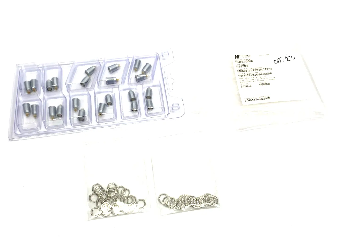 New | in-Stock LEMO Push/Pull Socket/Receptacle, Front Panel Mount 4-Contacts 23-PACK Electrical Fittings Michigan US | Maverick Industrial Sales #1518265