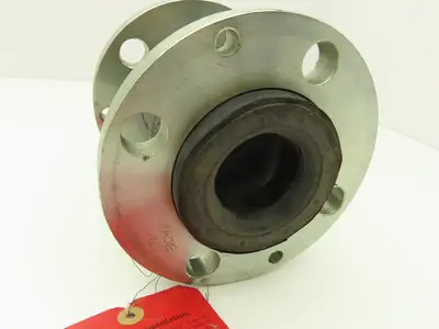 Metraflex 2"x 6" Flanged Rubber Expansion Joint EPDM 4-Bolt