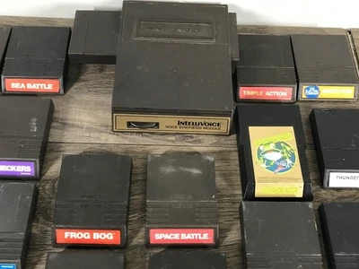 Collectible Video Games & More - Intellivoice Voice Synthesis Module / 52 - Mattel Intellivision Video Games - Manuals & Cards - see description for more info