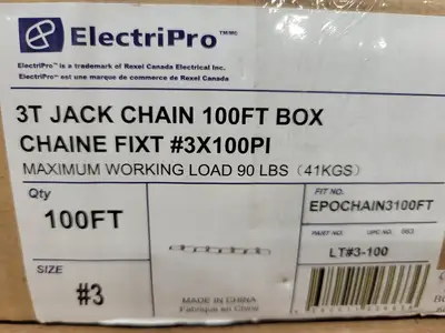 NEW ELECTRIPRO EPOCHAIN3100FT