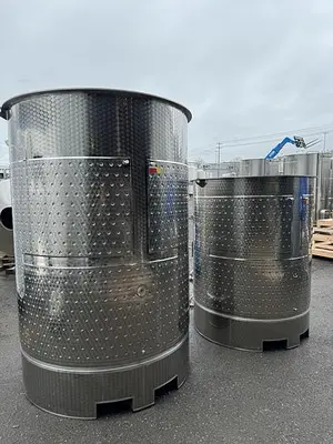 New Stock Letina 330Gal/1250L Forkliftable Variable Capacity Jacketed Tank