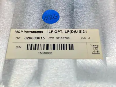 MGP Instruments 00110796 LF OPT. LP(D)U SI21 - For parts or not working