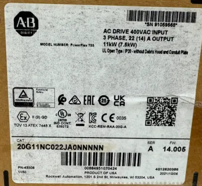 USED ALLEN-BRADLEY POWERFLEX 755