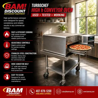 Used TURBOCHEF HIGH H CONVEYOR OVEN (HHC) Conveyor Ovens Florida US | BAM Discount Restaurant Equipment #1134212