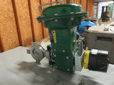 Fisher 3"-150 Butterfly Valve with actuator and positioner Unused