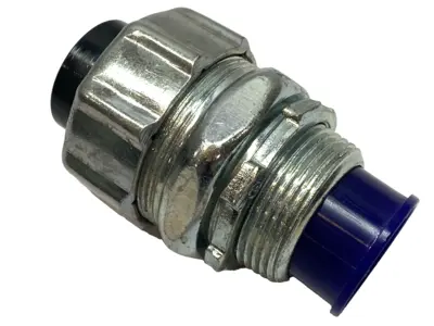 New | in-Stock Thomas & Betts Bullet 3/4" Straight Steel Liquidtight Conduit Connector Electrical Fittings Michigan US | Maverick Industrial Sales #1398413