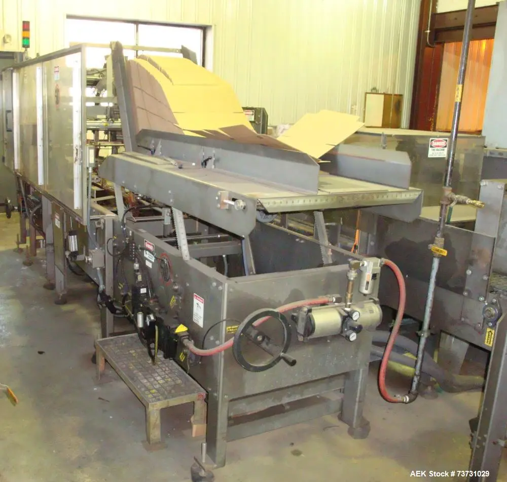 Used S V DICE 127WA Wraparound Case Packers Illinois US | Aaron Equipment #1515447