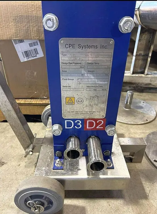 Used CPE CPE30H-XXD Plate Exchangers Oregon US | Ager Tank & Equipment Co. #1060227