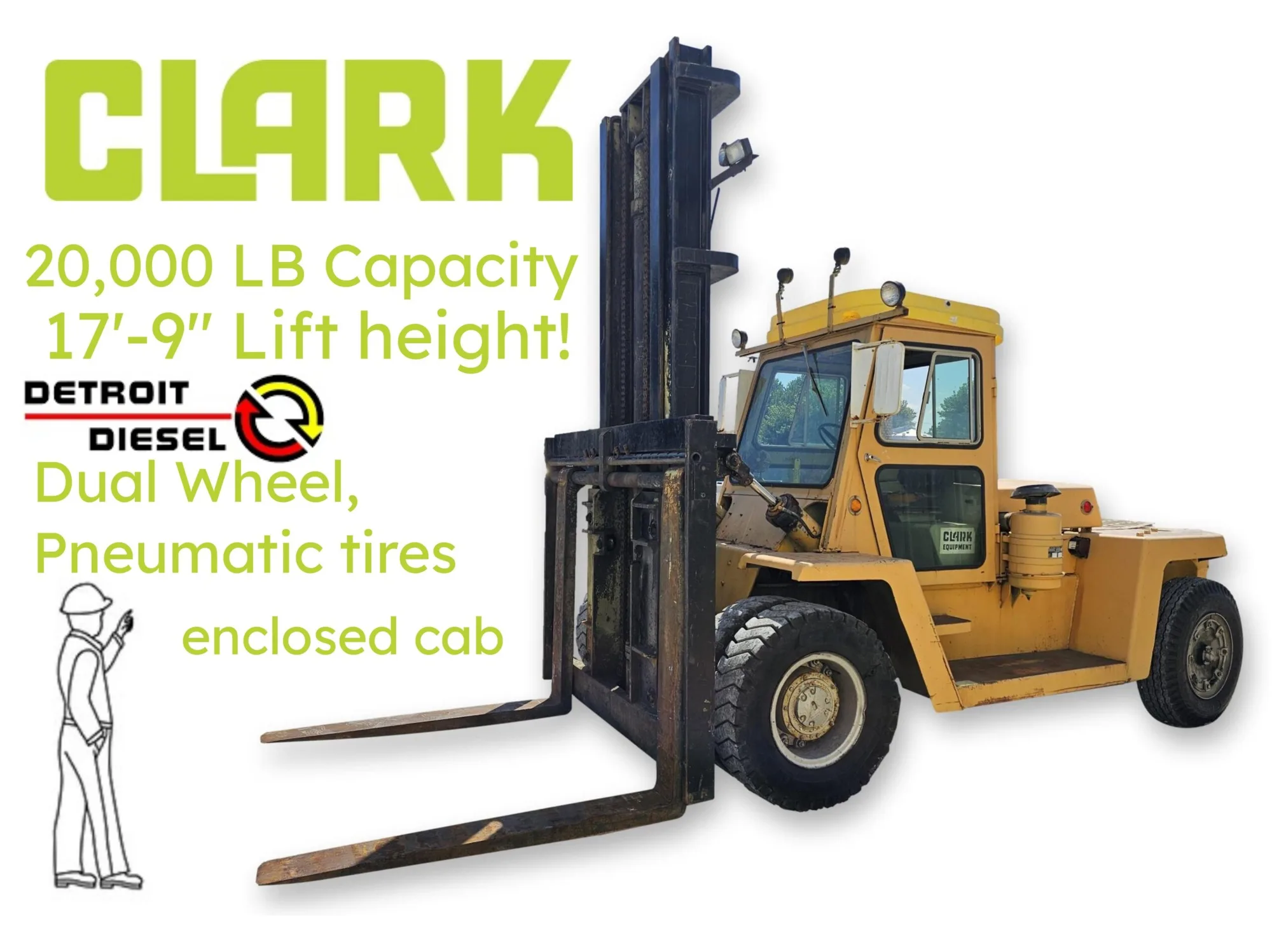Used _UNKNOWN_ _UNKNOWN_ Internal Combustion Forklifts: Pneumatic Tire West Virginia US | Cooper Industries #1409588