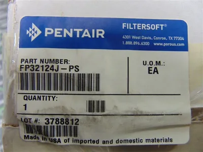Ingersoll Rand / Pentair 39207063 FP32124J-PS Filter Element New NIB