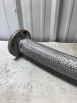 3″ X 24″ Braided Stainless Steel Flex Pipe Expansion Joint -NOS
