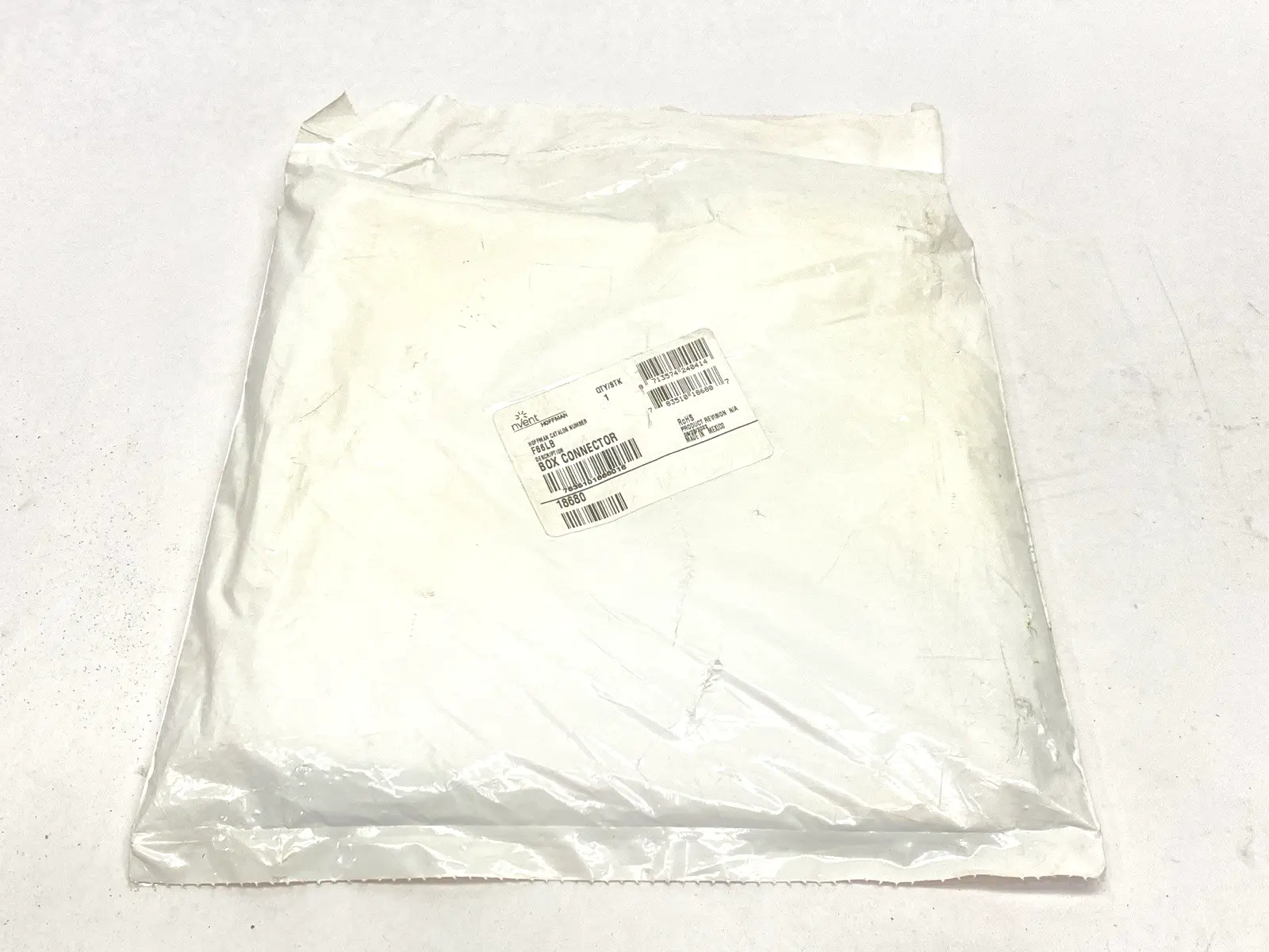 New | in-Stock Hoffman Box Connector Lay-in 6.00 x 6.00" Gray Steel 18680 Electrical Boxes Michigan US | Maverick Industrial Sales #1402285
