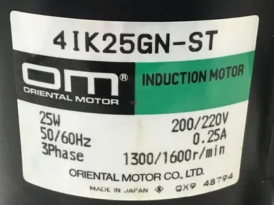 USED ORIENTAL MOTOR 4IK25GN-ST