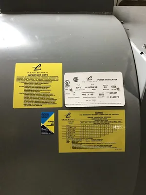 Penn Barry Power 2 Hp Ventilator D 18CCW UB -NOS