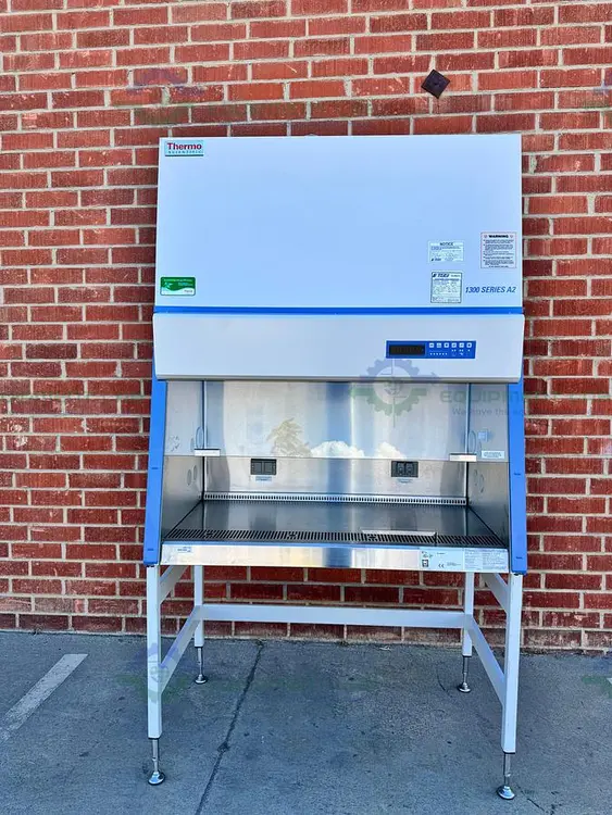 Used THERMO 1375 BIOSAFETY CABINET 1300 SERIES CLASS II TYPE A2 4 FT Fume Hoods California US | Equipment Lab #1389860