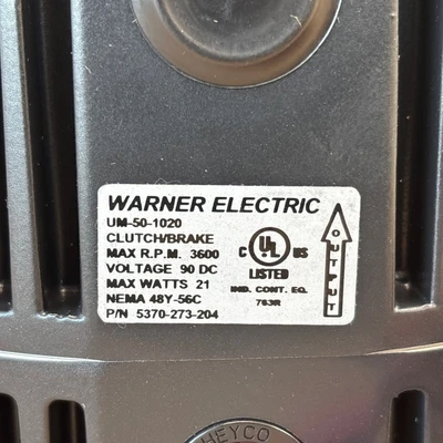 New | in-Stock Warner Electric 5370-273-204 Automotive Parts Indiana US | J&J Industrial Supply #1469070