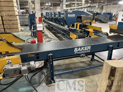 USED 2024 BAKER MODEL CX 5-HEAD RESAW WITH RETURN