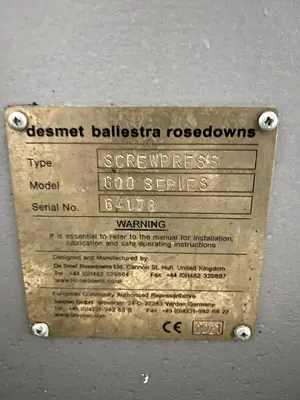 USED 2021 ROSEDOWNS DESMET 600 SERIES