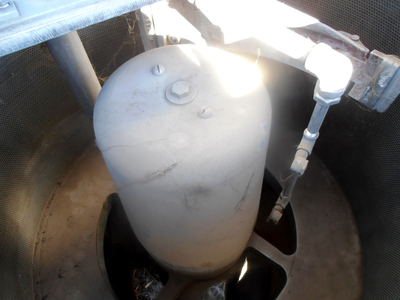 Western States 40 x 24 perforate basket centrifuge, 316SS.