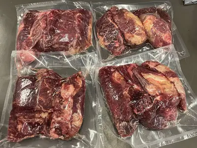 Two Rivers Beef Ribeye Roll Steak - Needle Tenderized, Frozen - 10 lb Box