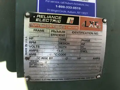 Reliance Electric 1VAQ10854-A2-WU 350HP AC Electric Motor 4000V 3PH TEFC