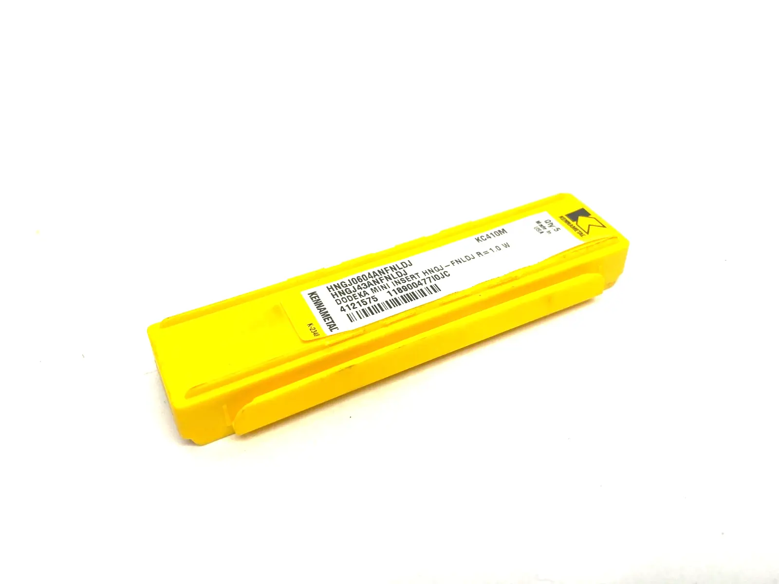 Used KENNAMETAL DODEKA™ MINI • CARBIDE INSERT • HNGJ-LDJ HNGJ0604ANFNLDJ Carbide Inserts | Maverick Industrial Sales #1106109