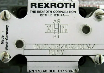 REFURBISHED REXROTH 4WEH22G70/6AG24/NTDA/B15V VALVE 4WE6J52/AG24NDA/B15V