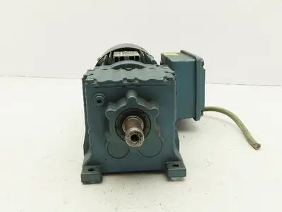 Sew Eurodrive R17 DFT71C4BMG05HR Gearmotor w/Brake .33Hp 230/460V 15.8:1 108rpm