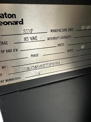USED EATON LEONARD S5XP