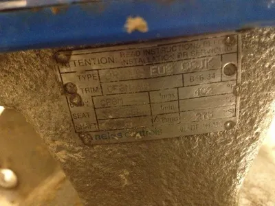 Neles Jamesbury 8"-150 V-Ball Control Valve