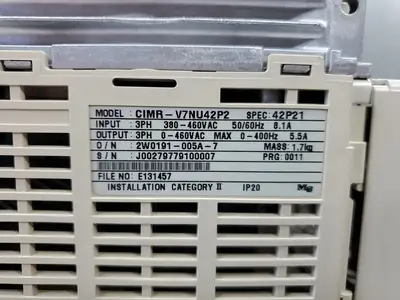 USED Yaskawa CIMR-V7NU42P2