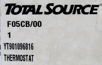 NEW TOTAL SOURCE YT901096816 THERMOSTAT F05CB/00
