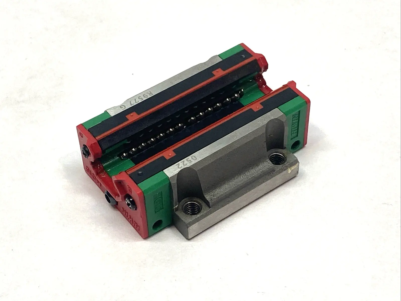 USED HIWIN LINEAR GUIDE BLOCK HG SERIES FLANGE HEAVY LOAD