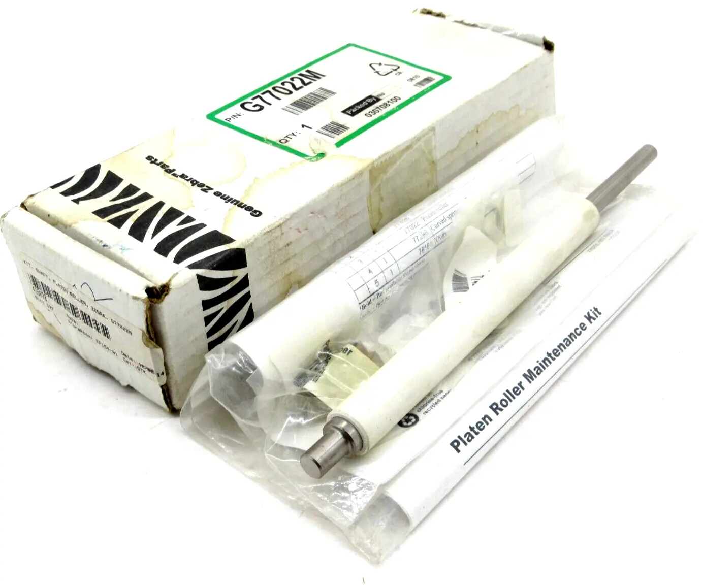 NEW ZEBRA G7702M PLATEN ROLLER