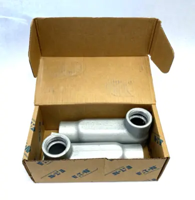 New | in-Stock Eaton Crouse-Hinds Condulet Form 8 Conduit Outlet Body LB, 1-1/2" 2-PACK Electrical Fittings Michigan US | Maverick Industrial Sales #1509707