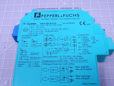 Used PEPPERL+FUCHS _UNKNOWN_ Amplifiers Texas US | OCO Industrial #1719131