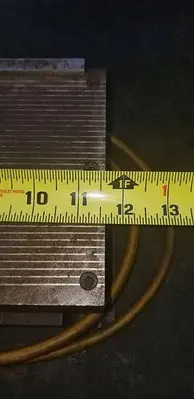6'' x 12'' Magnetic Chuck w/o Controller, Mounted on Tilting Frame, 110v 1ph