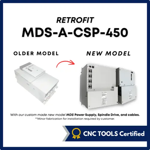 Used MITSUBISHI MDS-A-CSP-450 REPLACEMENT Spindle Drives | CNC TOOLS LLC #766236