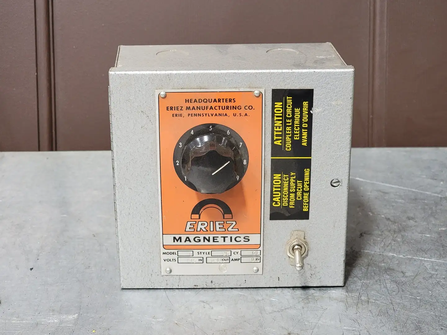 USED ERIEZ MAGNETICS 26