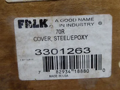 Falk 3301263 70R Wrapflex Steel / Epoxy Coupling Cover New NIB