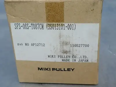 New | in-Stock MIKI PULLEY SFS06ST087CM (3S013101001) Miscellaneous MRO | HGR 24 #750382
