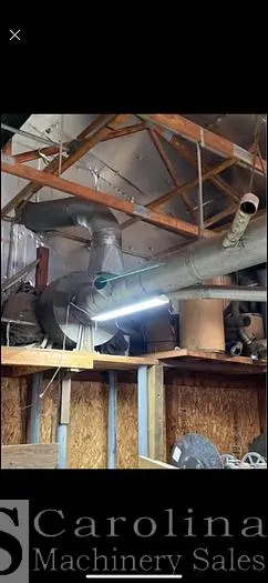 Used UNKNOWN 10 HP DUST FAN WITH DUCTWORK Dust Collectors | CAROLINA MACHINERY SALES #421022