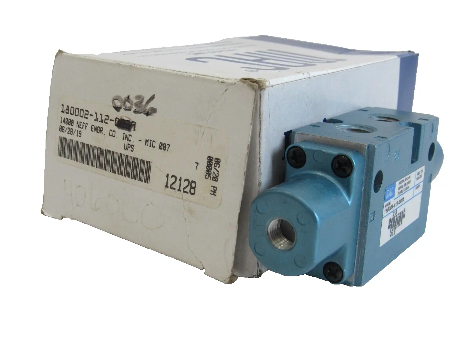 NEW MAC VALVES 180003-112-0036 SOLENOID VALVE 1800031120036