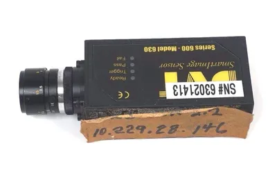 USED DVT 630-C3E40 CAMERA SENSOR 640X480 W/ 1:1.8 12MM 025.5 LENS