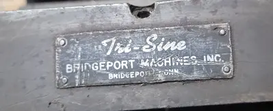 Used BRIDGEPORT TRI-SINE Misc Industrial Equipment Kentucky US | Aucto #688105